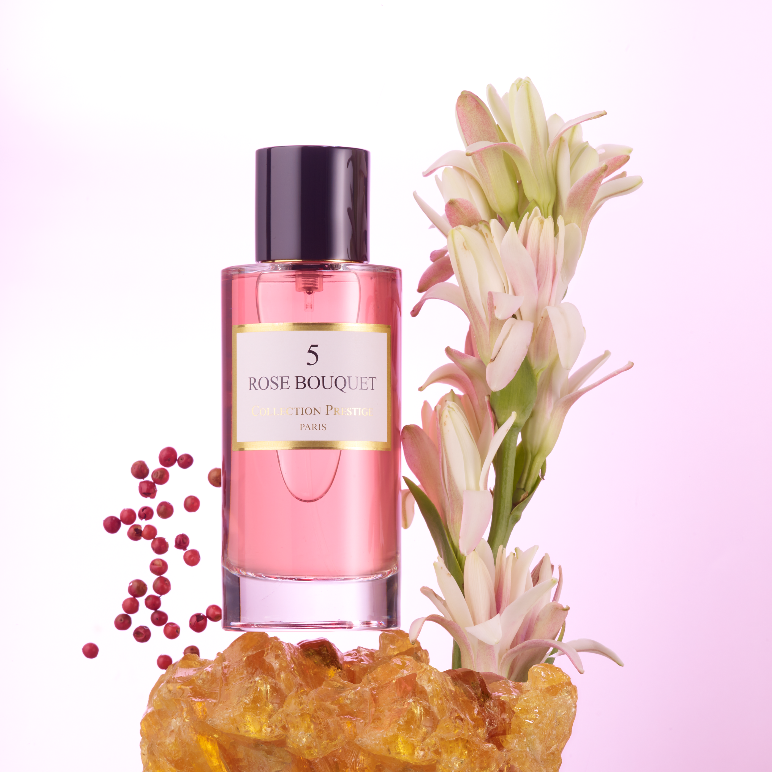 ROSE BOUQUET N°5 50ml Collection Prestige Paris Original Perfume